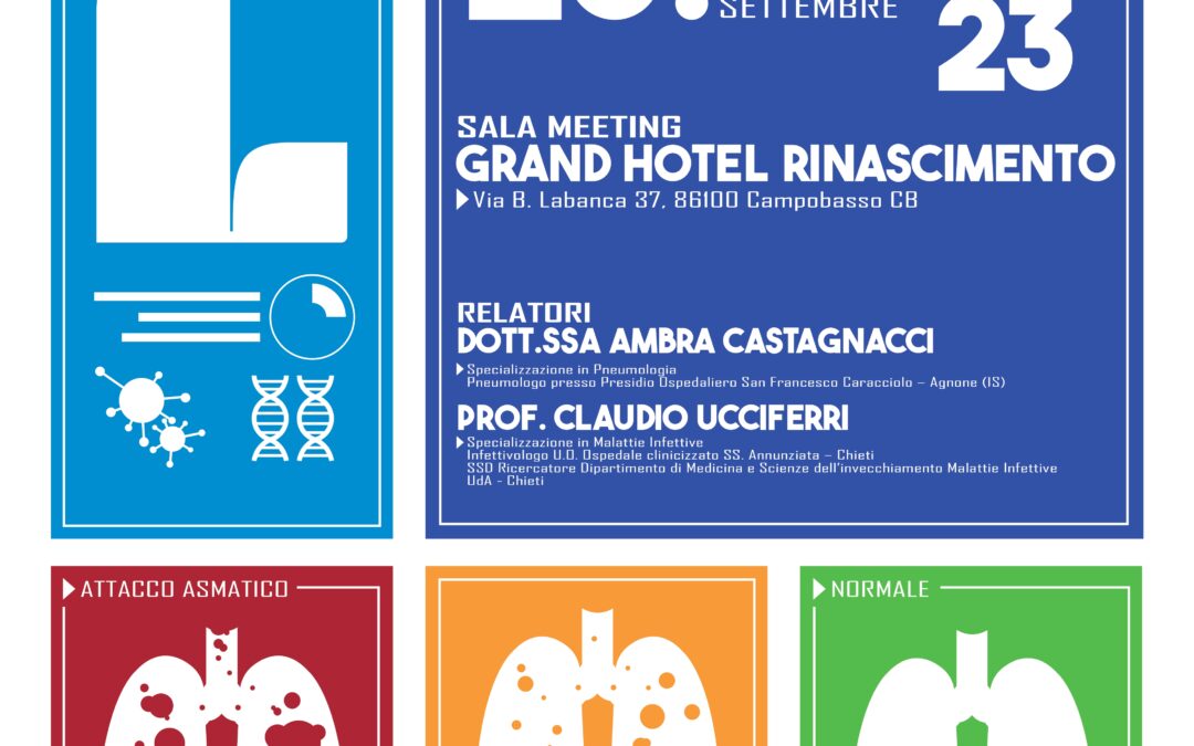 “Topics in pneumologia: asma, BPCO e immunomodulanti”, 23 settembre 2023 Campobasso