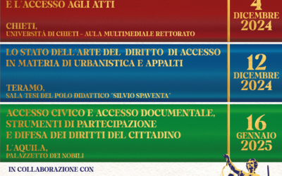 Incontri di Studio “DIRITTO DI ACCESSO E FORME DIFFUSE DI CONTROLLO” Teramo 12 dicembre 2024