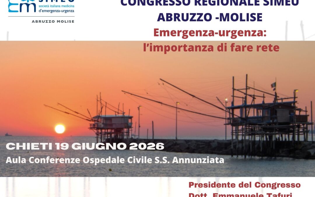 Congresso Regionale SIMEU Abruzzo e Molise 19 GIUGNO 2026
